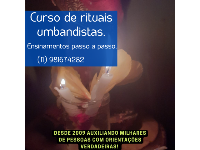 Curso de umbanda e rituais umbandistas - Faça trabalhos espirituais - todas finalidades