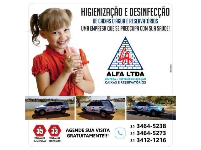 Desinfecção de Caixa D'água - Vila Oeste