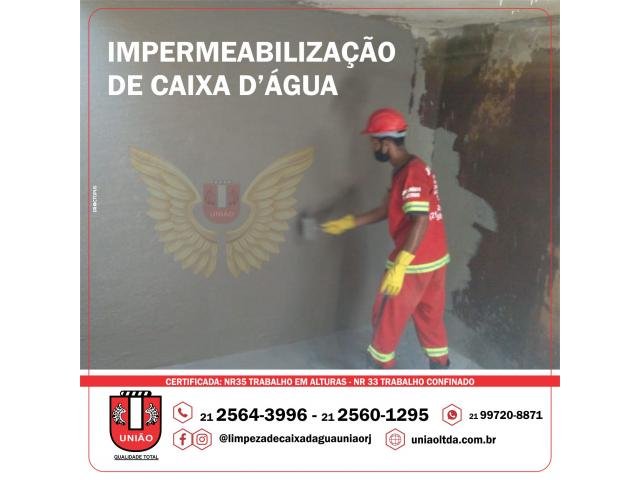 Impermeabilização de Caixa D´água - Sampaio