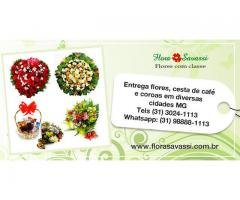 Floricultura Online Florestal MG Delivery Florestal entrega flores, cesta de café, buquês e coroas