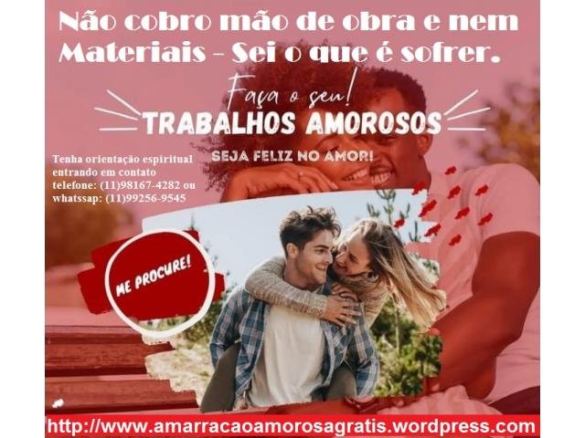 Trabalho de amarração amorosa DEFINITIVA grátis - Tenha amor de volta
