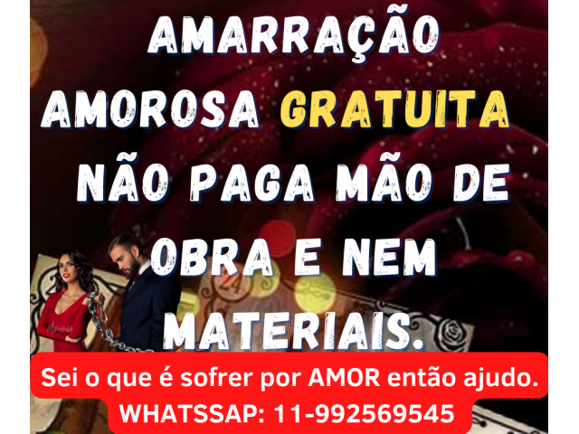 Amarração amorosa imediata grátis - Trabalho amoroso gratuito