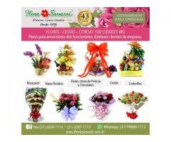 Floricultura Flora Online Conselheiro Lafaiete MG entrega Buquê, cesta de café e coroas de flores