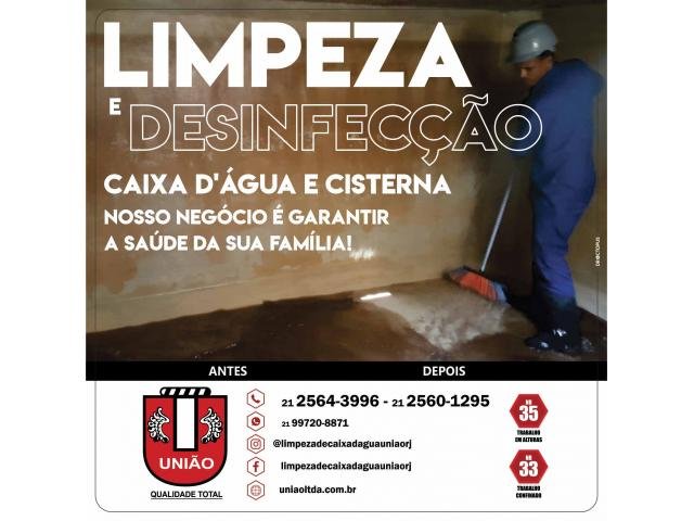 Desinfecção de Cisterna - Madureira