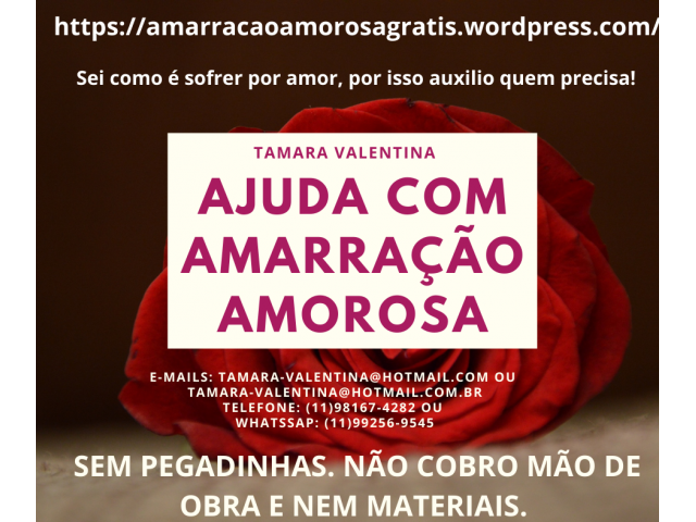 Amarração amorosa imediata grátis - Trabalho amoroso gratuito