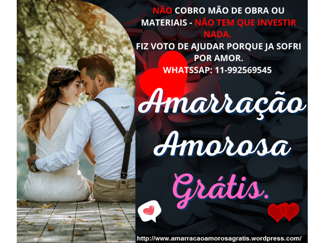 Amarração amorosa grátis - Trabalho espiritual amoroso