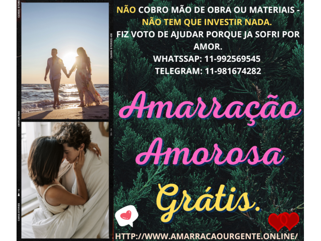Amarração amorosa grátis - Trabalho espiritual amoroso