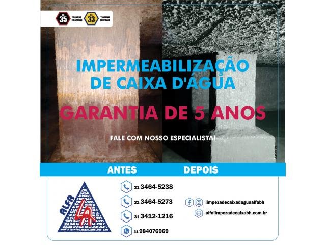 Impermeabilização de Caixa D'água - Coqueiros