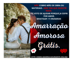 Amarração amorosa grátis - Trabalho espiritual amoroso