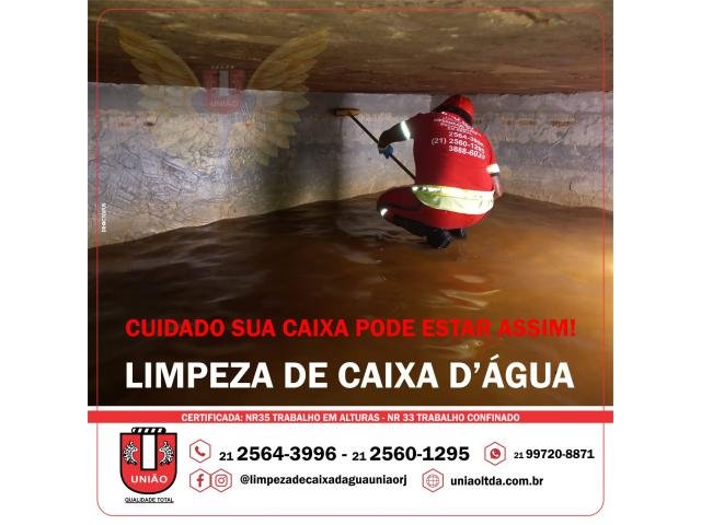 Limpeza de Caixa D'Água na região Cidade de Deus