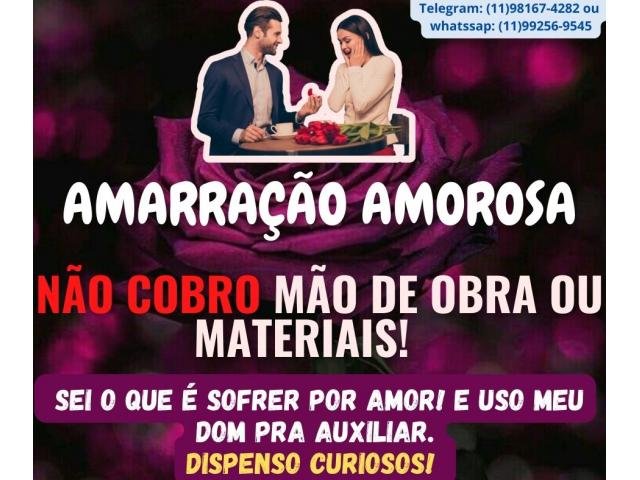 Amarração amorosa funciona - tenha seu amor de volta - mãe de santo gratuita