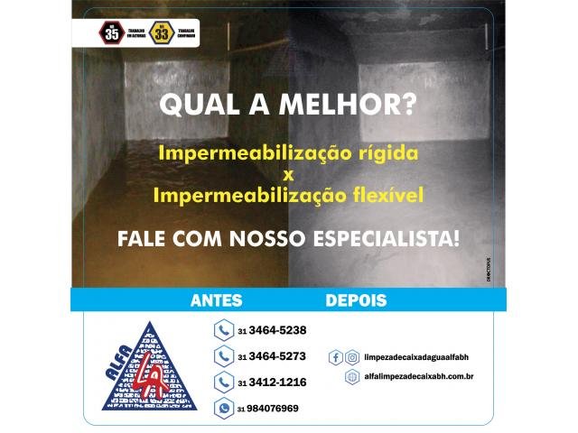 Impermeabilização de Caixa D'Água na região Santa Cruz