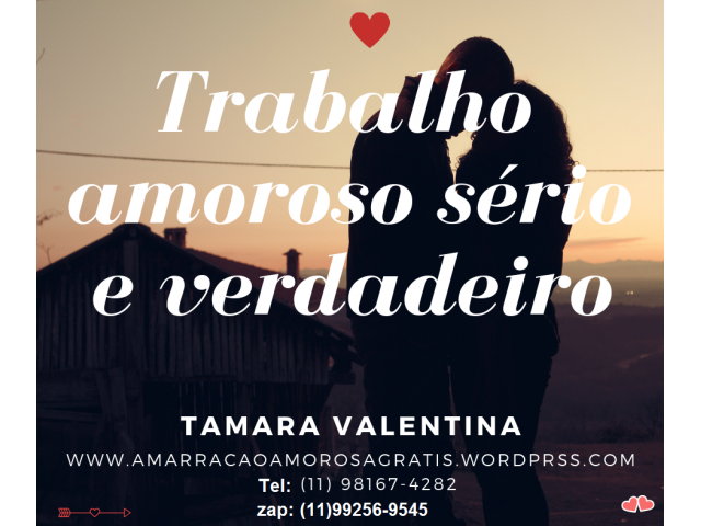 Amarração amorosa funciona - tenha seu amor de volta - mãe de santo gratuita