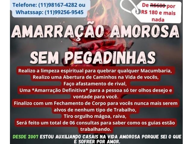 Amarração amorosa definitiva grátis - trabalho amoroso gratuito