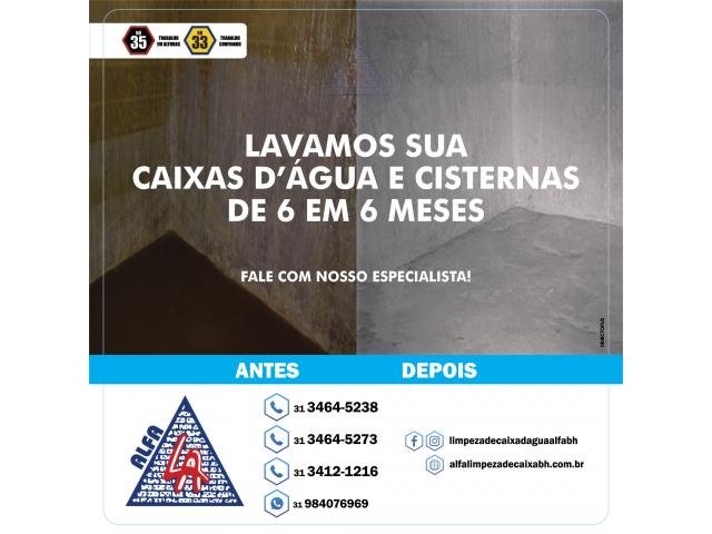 Limpeza de Caixa D'Água na região Prado