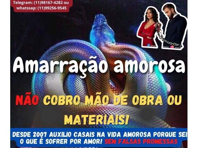 Amarração amorosa funciona - tenha seu amor de volta - mãe de santo gratuita