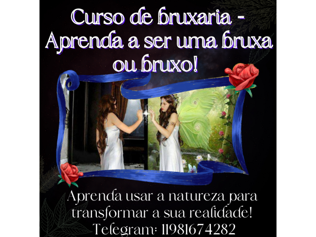Curso On Line de bruxaria - Aprenda a ser uma bruxa ou bruxo.