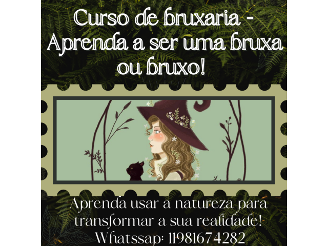 Curso On Line de bruxaria - Aprenda a ser uma bruxa ou bruxo.