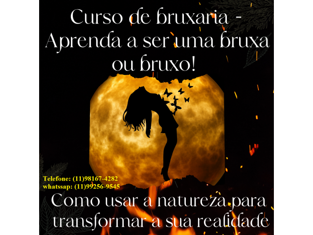 Curso On Line de bruxaria - Aprenda a ser uma bruxa ou bruxo.