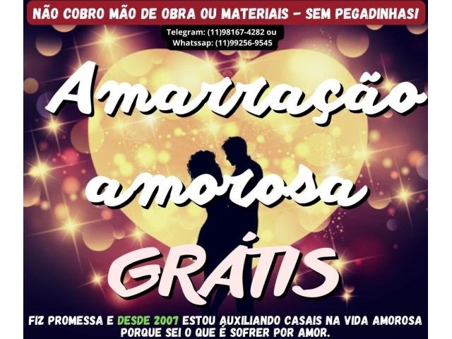 Amarração amorosa definitiva grátis - trabalho amoroso gratuito