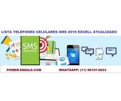 Lista Telefones Celulares Sms 2018