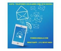 Lista Telefones Celulares Sms 2018
