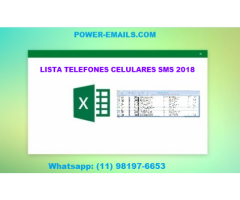 Lista Telefones Celulares Sms 2018