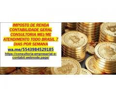 Serviços Gerais de Consultoria, Contabilidade e Imposto de Renda, Tributária/Fiscal, Depto. Pessoal