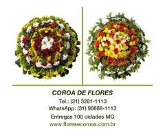 Coroas de flores Velório do Barreiro BH WhatsApp (31) 98888-1113 entrega coroa de flores