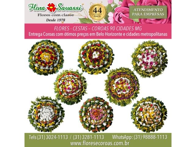 Coroas de flores Grupo Zelo BH WhatsApp (31) 98888-1113 entrega coroa de flores