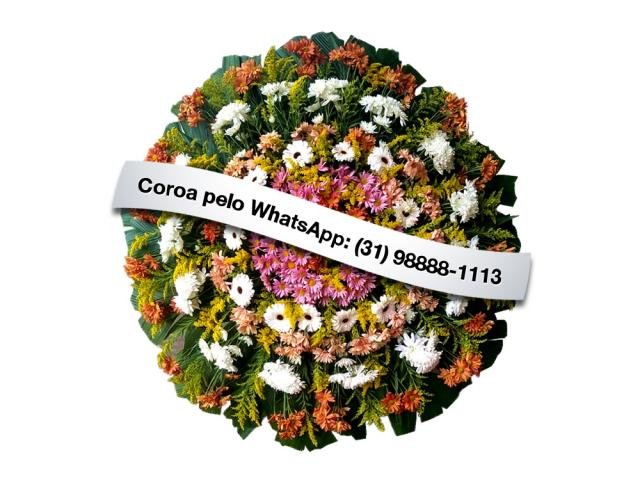 Memorial Grupo Zelo Barão de Cocais   MG Funerária Grupo Zelo floricultura entrega coroa de flores