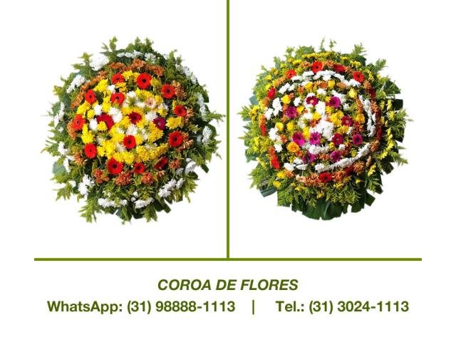 Memorial Grupo Zelo em Matozinhos MG Funerária Grupo Zelo floricultura entrega coroa de flores