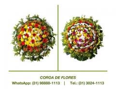 Memorial Grupo Zelo em Matozinhos MG Funerária Grupo Zelo floricultura entrega coroa de flores