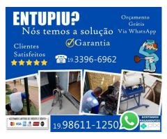 TK Desentupidora em Paulínia - Desentupir Pias Ralos Esgoto Caixa de Gordura (19) 98611-1250