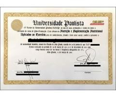 Diploma de Graduação e Pós - Sem pagar antecipado