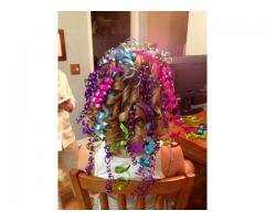 CABELO FASHION COLORIDO SPRAYS GLITTES PENTEADOS