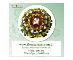 Funerária Assistência Santa Clara Em Sete Lagoas MG, floricultura entrega coroa de flores