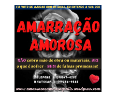 amarração amorosa funciona - tenha seu amor de volta - mãe de santo gratuita