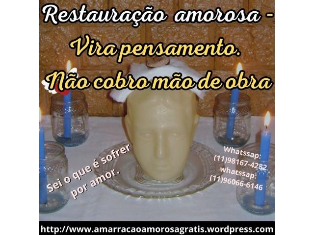 Trabalho amoroso vira pensamento - tenha seu amor de volta - mãe de santo grátis