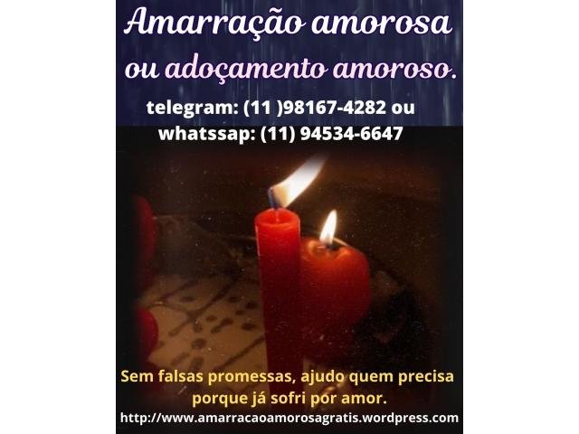 Amarração amorosa definitiva - Mãe de santo gratuita - trabalho amoroso