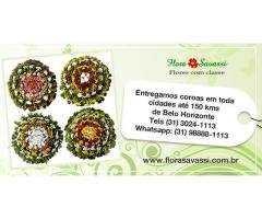 Velório Funerária Santa Quitéria Esmeraldas MG floricultura coroa de flores, entrega coroas