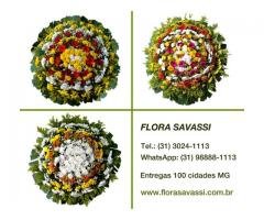 Velório Cemitério Municipal de Melo Viana Esmeraldas MG coroa de flores, entrega coroas