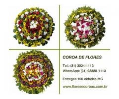 Velório Municipal em João Monlevade MG floricultura entrega coroa de flores Cemitério Municipal