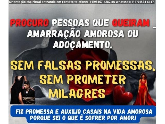 Amarração amorosa funciona - tenha seu amor de volta - mãe de santo gratuita