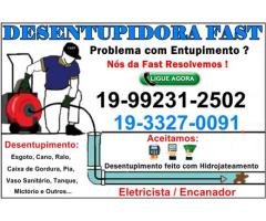 19-33270091 Desentupidora Vila Proost de Souza Campinas, Desentope Ralo