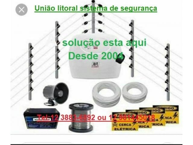 cerca eletrica em todo o litoral