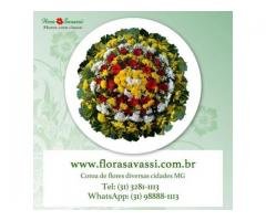 Coroa de flores entrega Mariana, Mário Campos, Mateus Leme, Matozinhos entrega coroas