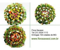 Coroa de flores entrega Itabira, Pará de Minas, Paraopeba, Passa Tempo entrega coroas LOJA