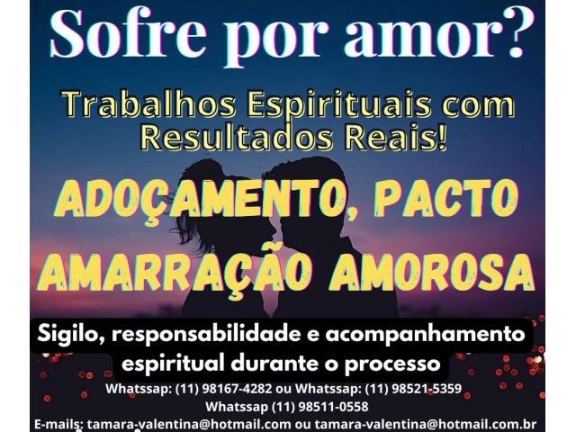 Amarração amorosa definitiva - Mãe de santo - trabalho amoroso