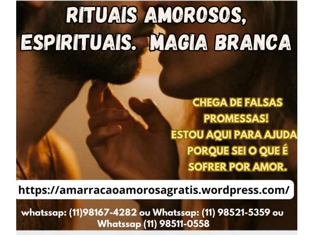 Amarração amorosa definitiva - Mãe de santo - trabalho amoroso